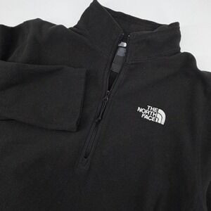 The North Face Black Fleece Quarter Zip Pullover Mens S/P